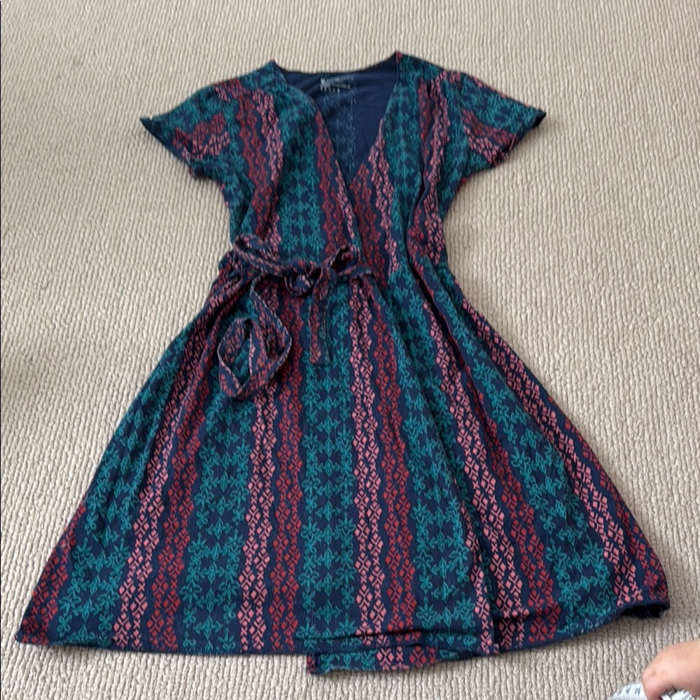 Organic Cotton Wrap Dress